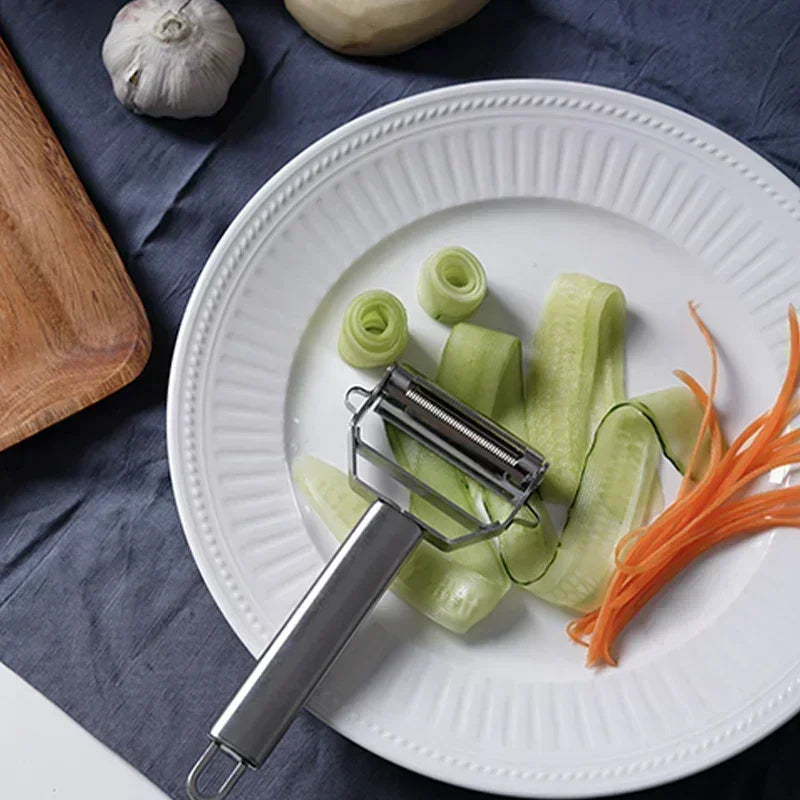 4in1 Hoge kwaliteit roestvrijstalen aardappelkomkommerwortelrasp Multifunctionele groenten Fruitschiller Groentesnijder