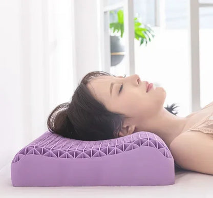 Pectin Pillow Memory TPE Pillow Neck Message Pillows High Orthopedic Shoulder Pain Protection Cervical  Almohadas Para Dormir