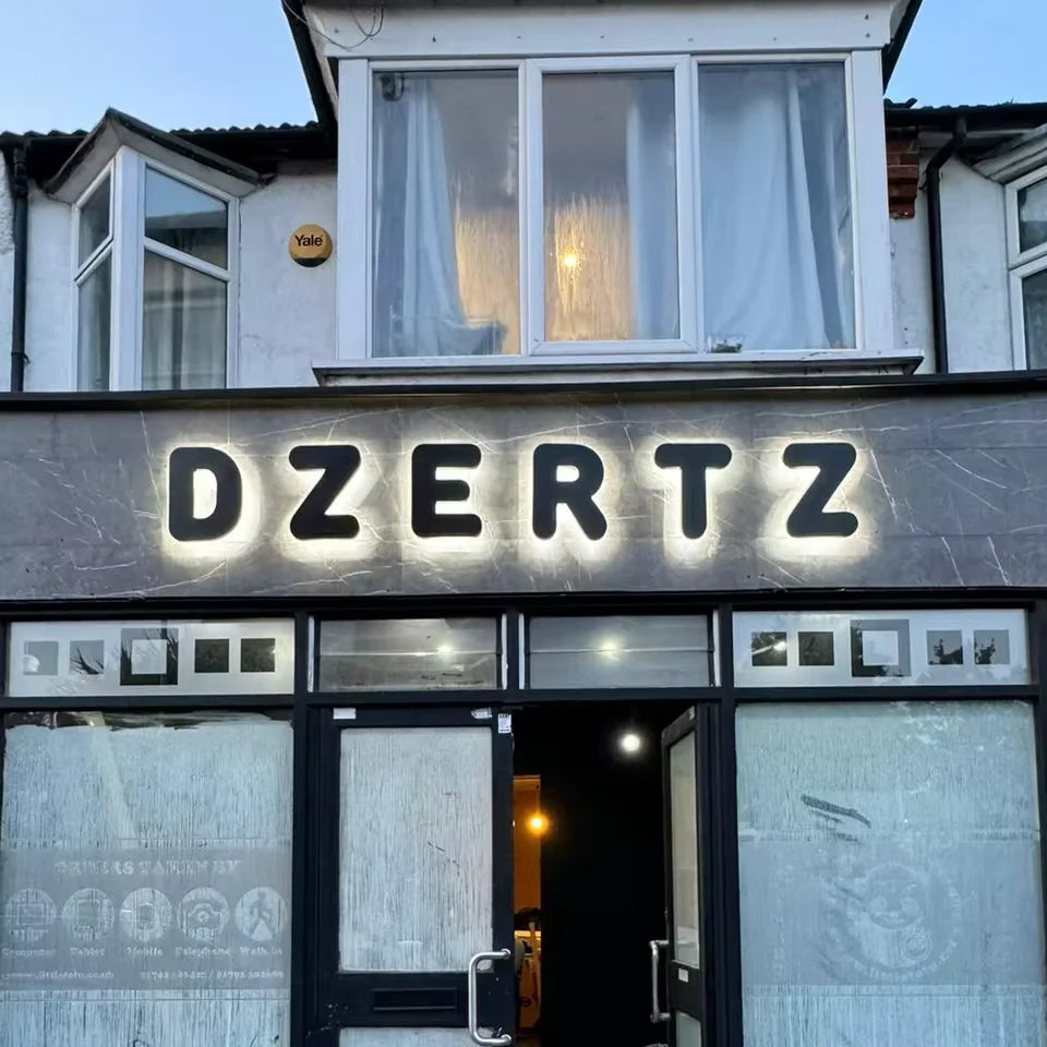 Custom Wall Logo Sign Business Metal Backlit Custom LED Channel Letter Light Sign of 3D Logo Led Illuminated Sign