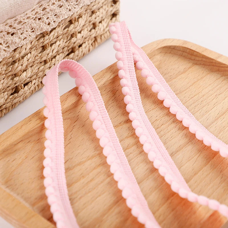 2meters Pink Lace Ribbons Trim For Party Dress Decor Fabric DIY Apparel Sewing Supplies Clothing Collar Cuff Needlework Crafts