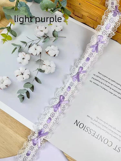 Bow Pleated Lace Handmade Diy Decoration Baby Clothes Skirt Hem Clothing Lace Accessories Curtains Home Decoration Accessories