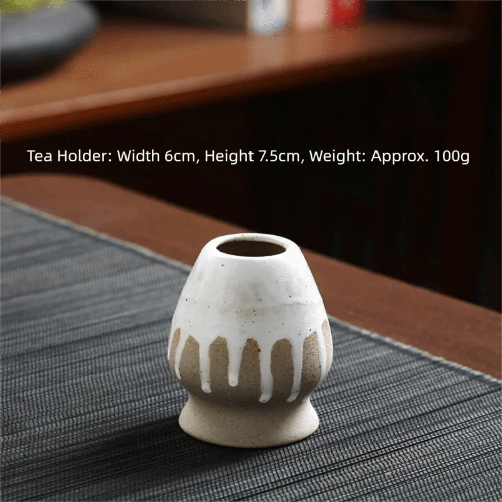 Japanese Ceramic Matcha Set Reusable Traditional Tea Whisk Stand Tea Sets Safe Matcha Whisk Set Tea Lovers Gifts