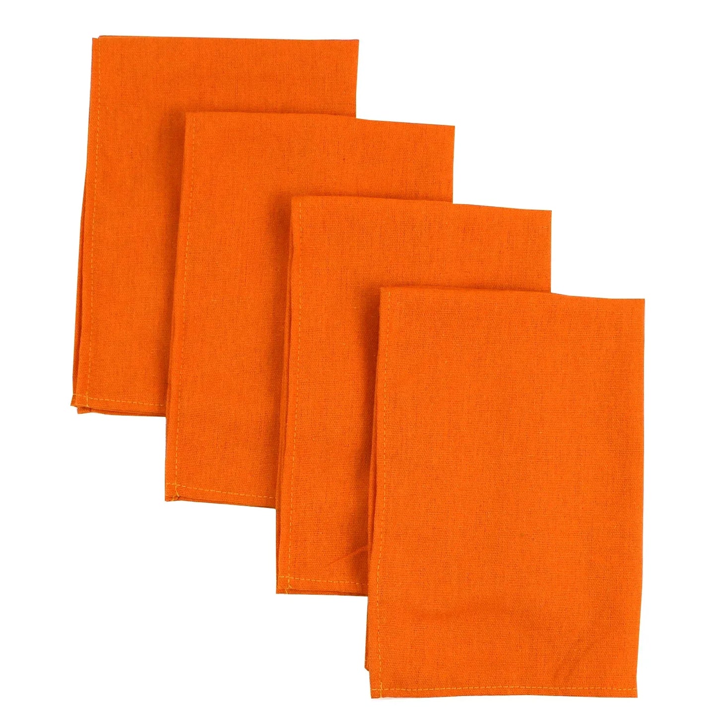 Set of 10 Pack Cocktail Napkins 40 X 40cm Cotton Blend Heavy Fabric Durable Linen Towel for Home Kitchen Wedding Decoration