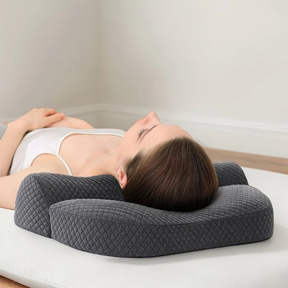 Cervical Pillow, Memory Foam Contour Pillow, Bed Pillows for Side Sleeper Ergonomic Orthopedic Sleeping Pillow
