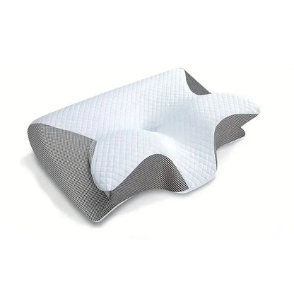 Butterfly Shape Slow Rebound Memory Foam Sleeping Pillow Comfortable Neck Support Cervical Orthopedic Massage Neck Pillow
