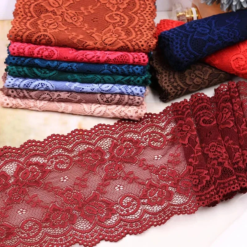 2 Meter Flower Lace Trim Diy Craft Fabric Lace For Dresses Materials Wholesale High Quality Ribbon Flower Pattern Fabric