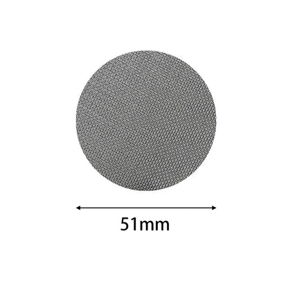 Espresso-Zubehör, Barista-Tuch-Kaffeefilter, wiederverwendbar, Edelstahlsieb, 0,2 mm, für 51/54/58 mm Halter, Siebträger-Set