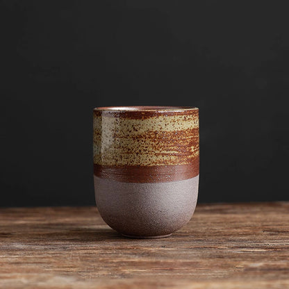New Vintage Ceramics Cups Japanese Stoneware Porcelain 130ml Tea Mug Healthy Lifestyle Kung Fu Tea Sake Coffee Cups Drinkware