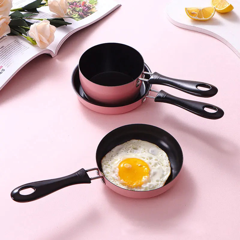 Mini Pan Omelet Maker Home Kitchen Gebakken Eier Pan Kook anti-aanbak Pan met niet-slip handgreep Outdoor Portable kookgerei