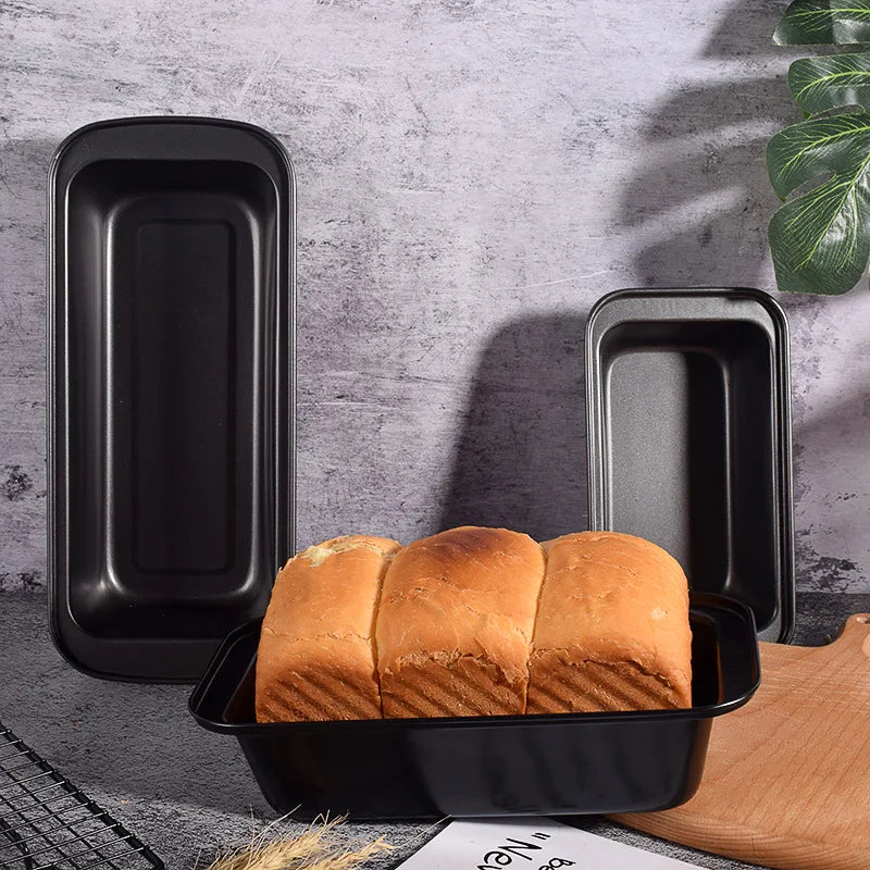 Nonstick Baking Bread Loaf Pan Carbon Steel Toast Bread Pan Tin Kitchen Rectangle Bakeware for Brownies Meatloaf