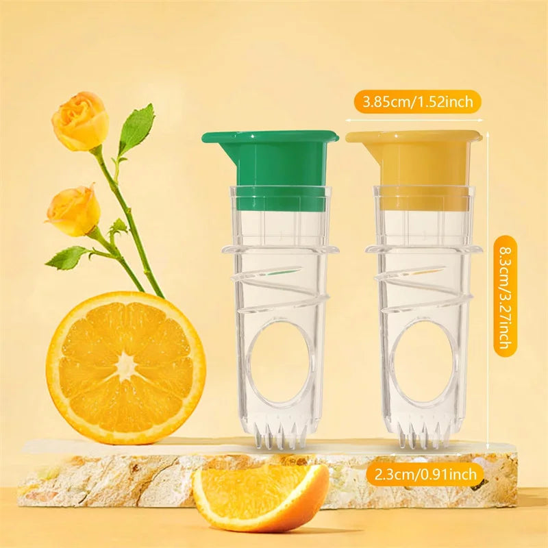 Lemon Lime Squeezer Screw Top Lemon Squeezer Manual Lemon Juicer with Built-In Filter For Lime Squeezer for Cocktails Drinks