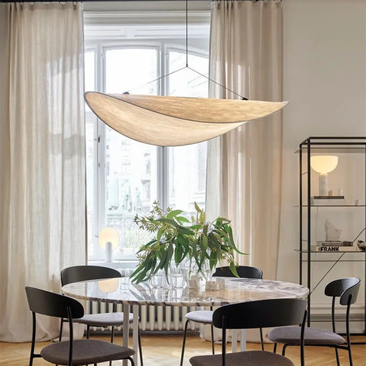 Noordse zijden hanger lamp Home Decor kroonluchter voor woonkamer slaapkamer restaurant modern drop light indoor verlichting armaturen