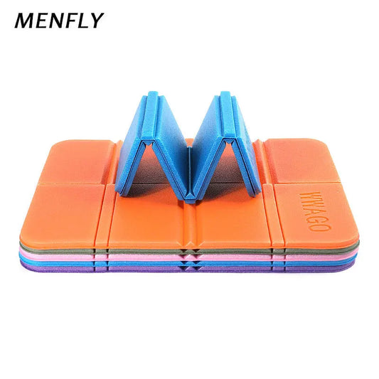 Menfly Folding Mat Seat Turist Vanntett liten piknikpute Wwago XPE Portable Camping Pad Beach Anti-Dirt Ultralight Pillow