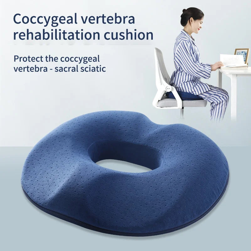 1pcs pernă de gogoasă pernă pentru pernă hemoroid scaun de coadă coccyx ortopedic scaun de prostată pentru memorie perna scaun din spumă