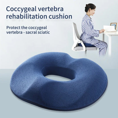 1PCS koblihy polštář Hemoroidní sedadlo Polštář Tailbone Coccyx Orthopedic Medical Seat Prostate Chair pro paměťovou pěnovou židli polštář