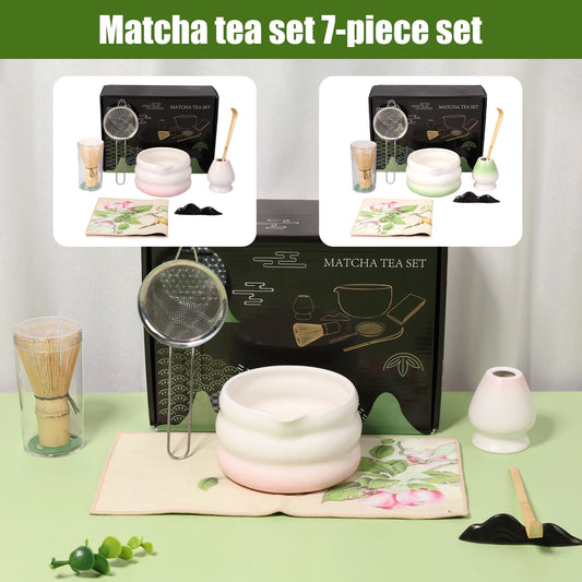 Japanese Matcha Tea Set Easy to Use Elegant Green Matcha Kit Smooth Help Relaxing Japanese Tea Making Set for Your Home Use