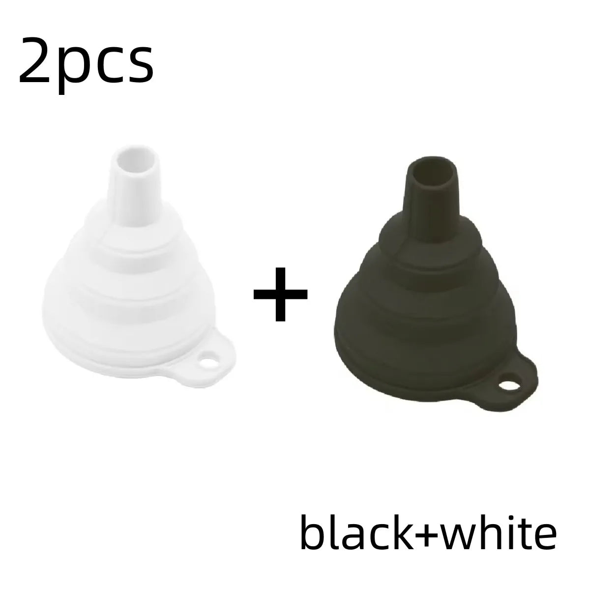 mini Foldable Funnel Silicone Collapsible Portable Funnels for Fuel Hopper Beer Oil Kitchen Accessories Tools  Items