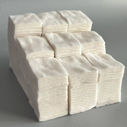 Japanese Organic 100% Cotton 180 sheets 50x60mm Unbleached Wool High In Fiber ECRU Soft Pad Prime Wick Household Cleaning Cotton