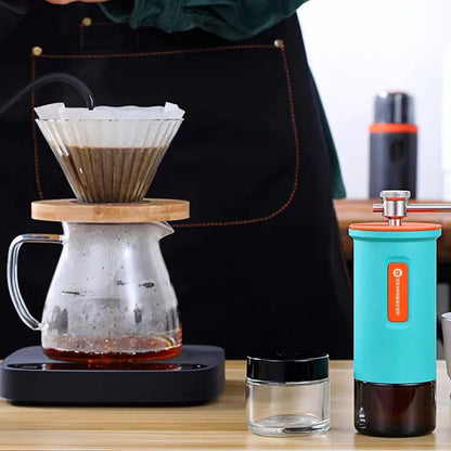 OmnicUp ja Starseeker julkaisevat yhdessä uusia malleja vuonna 2023 Manual Coffee Grinder Mini Portable Mill Kitchen Hiomakone Burr