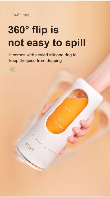 Juicer Cup Wireless Charging Small Portable High Quality Macaron Color Juice Cup Home Multi-functional Automatic Fruit Blender