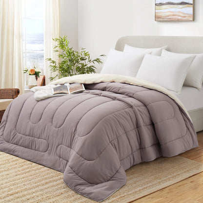 All Season Cooling Comforter Fluffy Down Alternative Comforter Quilted Duvet Insert with Corner Tabs Luxury Soft Hotel Comforter