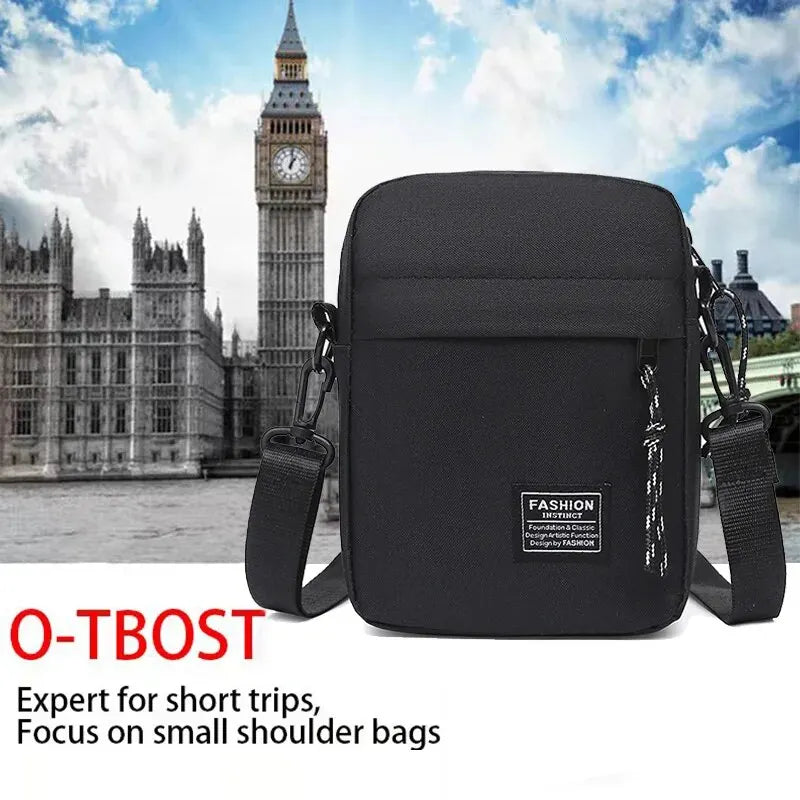 Moda de sacola masculina Oxford Pano Bolsa de ombro masculino Crossover Crossover Máquina de Mãe Máquina de Máquina de Máquinas de Mãe Pequena