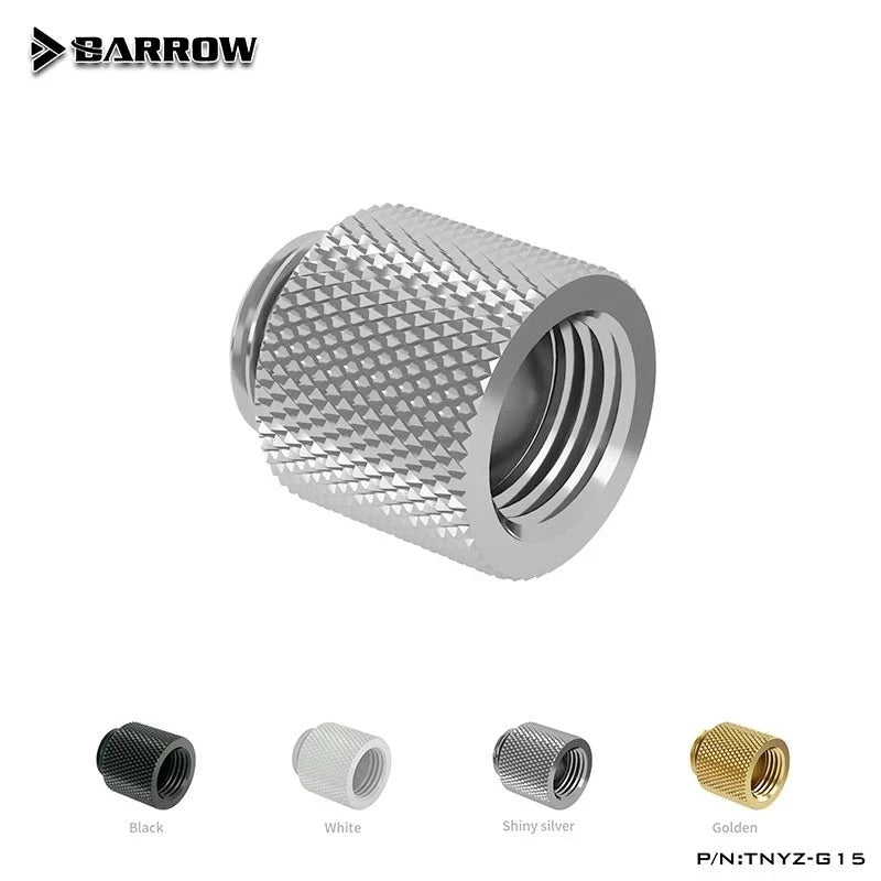 Barrow Water Cooling Extender Fittings G1/4 Mand-kvindelige montering til konstruktion af vandkølet varmeafledningssystem