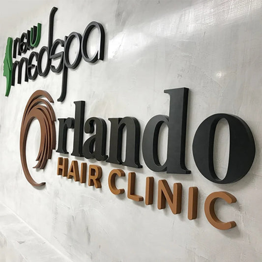 Office Wall Lobby Logo Signs For Wall Outdoor Business Custom Logo Wall Signs Company 3D Acrylic Logo Sign