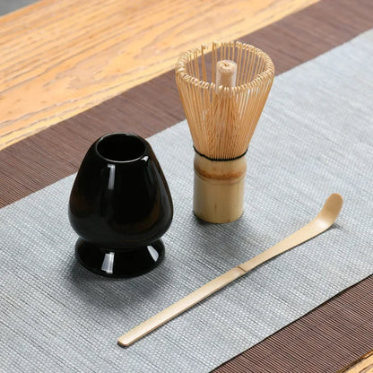 1-3Pcs Matcha Set Bamboo Whisk Teaspoon Ceramic Bowl Tranditional Tea Sets Home Tea-making Tools Accessories Birthday Gifts
