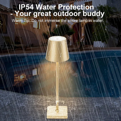 Wireless Wine Bottle Lamp USB Rechargeable Table Light Touch Control Dimming LED Table Lamp for Bar Club Cafe Atmosphere Decor