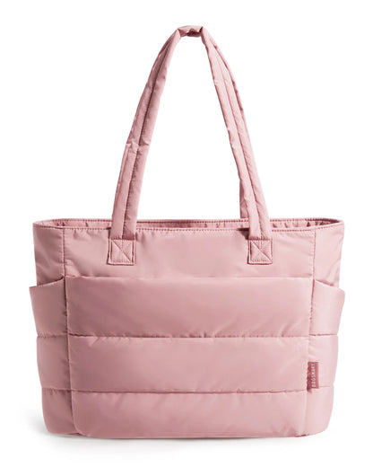 BAGSMART Damentasche, große Kapazität, einfarbig, Einkaufstasche, vielseitige Handtasche für Pendler, Arbeit, Studenten, Klasse, Einkaufstasche