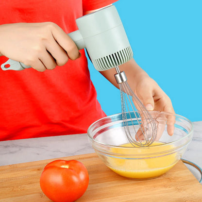 USB Electric Food Mixer Ασύρματο μπλέντερ χεριών Φορητό θραυστήρα σκόρδου 3 ταχύτητες ζύμης κρέμα αυγό Beater ψήσιμο ψησίματος εργαλείο κουζίνας κουζίνας