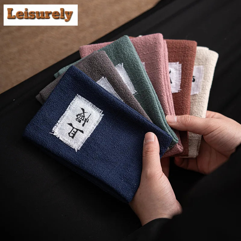 Absorbent Cotton Linen Tea Towel Aesthetic Teapot Cleaning Towel Dish Towels for Kitchen Tea Napkins Tea Cloth Tea Items Craft