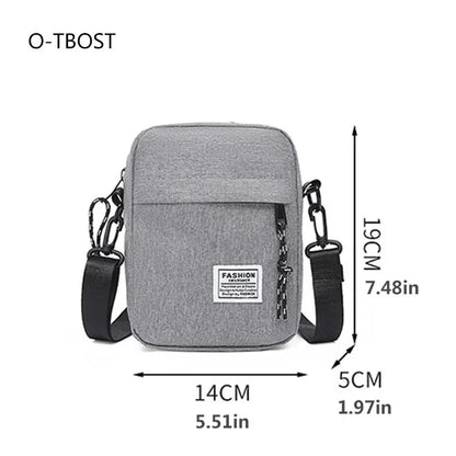 Moda de sacola masculina Oxford Pano Bolsa de ombro masculino Crossover Crossover Máquina de Mãe Máquina de Máquina de Máquinas de Mãe Pequena