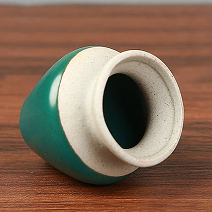 Japansk keramisk matcha grønn te Chasen Holder Stand Bowl Bambus Vispkvern børster teverktøy holder te tilbehør teware