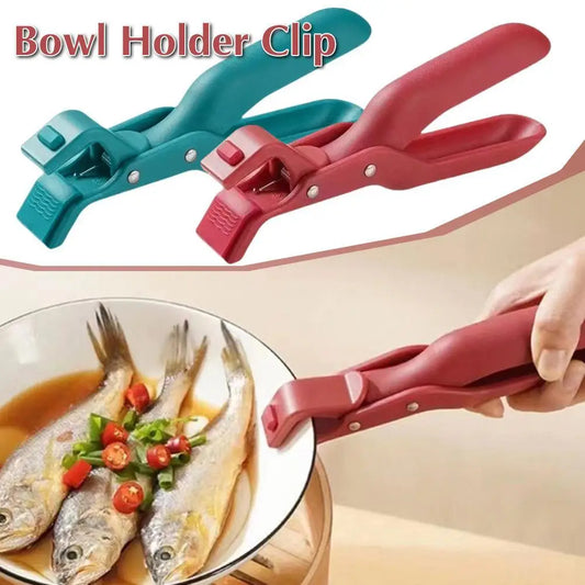 Anti-scald Clip Silicone Kitchen Anti Scald Plate Bowl Dish Pot Holder  Anti-hot Clip Lifter Kitchen Accessories Gadget ﻿2024