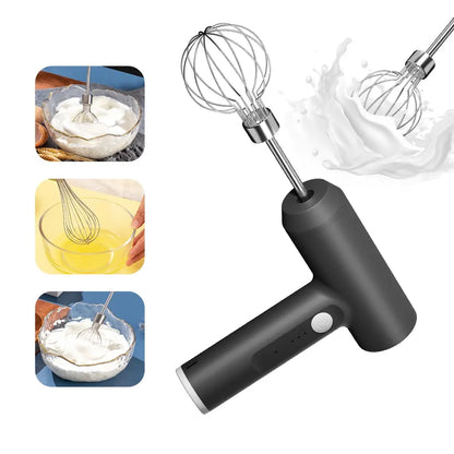 1 pezzi Wireless Electric Food Mixer Portable 3 velocità per battitore di uova da forno Crema Crema Crema Crema da cucina