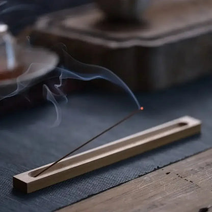 23cm Wood Sandalwood Coil Base Home Line Incense Burner Wooden Incense Stick Holder Decoration Crafts Incense Stick Holder