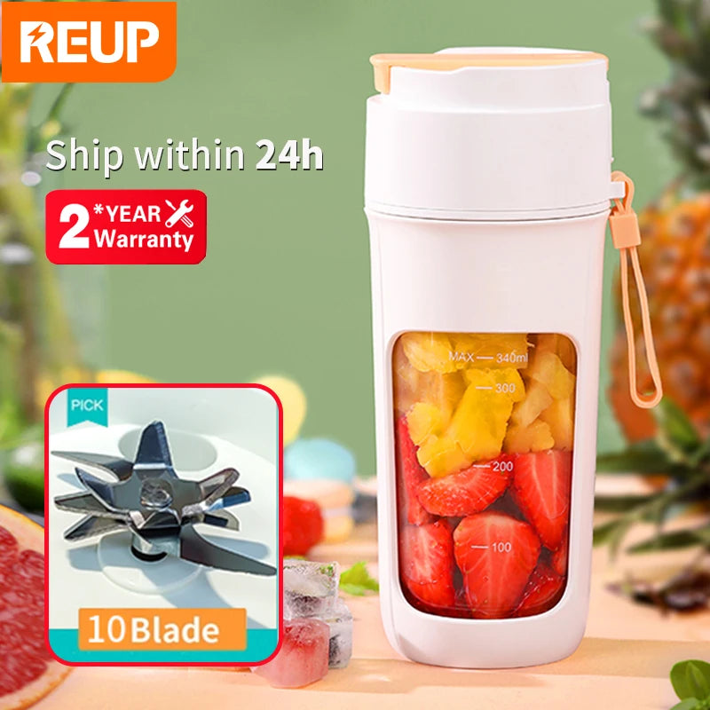 Juicer electric Mini Portable Blender Mixere de fructe Extractoare de fructe Extractoare de fructe multifuncționale Maker Machine Smoothies Blender Smoothies