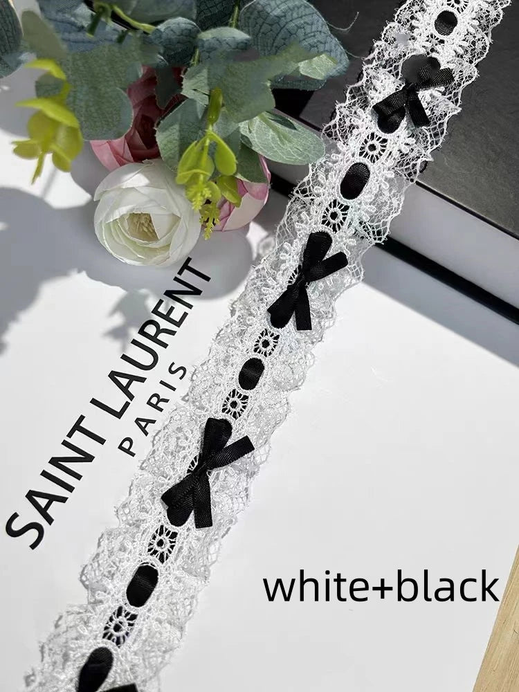 Bow Pleated Lace Handmade Diy Decoration Baby Clothes Skirt Hem Clothing Lace Accessories Curtains Home Decoration Accessories