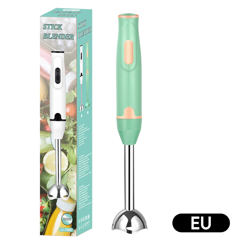 Nuovo frullatore elettrico EU/US/UK Spina Asta di agitazione Mixer Bastone in acciaio inossidabile Frullatore a immersione per uso alimentare per la cottura di alimenti per bambini Cucina