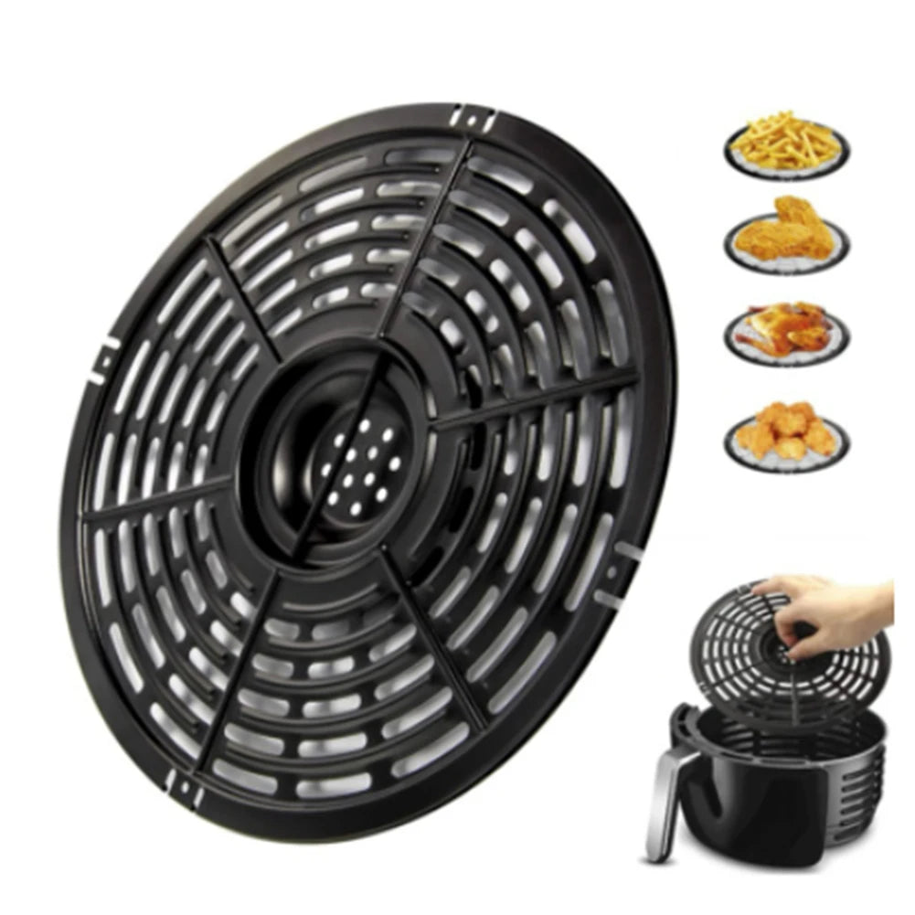 Air Fryer Basket Substitui Grill Air Pan Air Fryer Peças Plate Crise Plate Nonict Fry Airfryer Acessórios