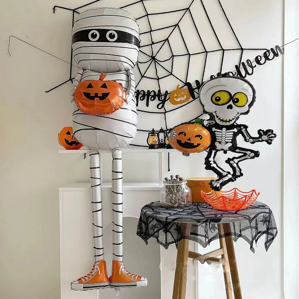 Halloween Ballonen infatable Riese stoen Geeschter Hex Spann Halloween Fachleite Bauerenhaff Globose Hallefeeler