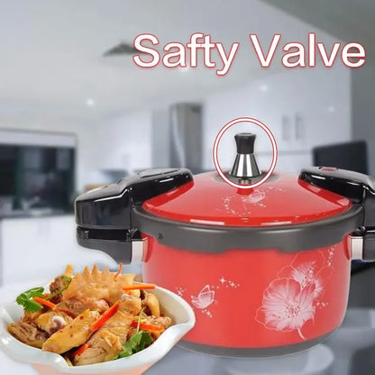 High Pressure Cooker Cookware Soup Meat Pot Aluminum Pressure Cooker Valve Household Stove Induction Steel Cooking Appliances