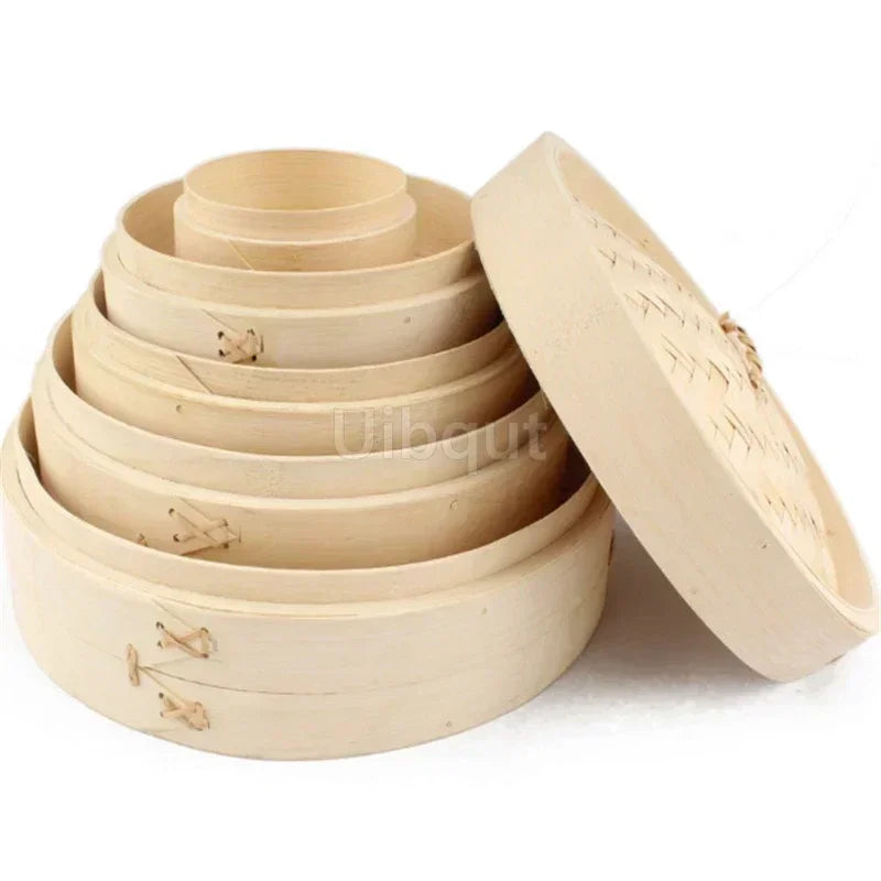 Bamboo Steamer Fish Rice Snack Snack Set Set de bucătărie Instrumente de gătit cu cușcă sau cușcă Acoperire pentru gătit pentru gătit