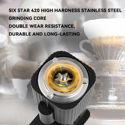 Coffee Grinder for Pour Over, Coffee Bean Grinder for French Press, Electric Coffee Grinder Gift for Thanksgiving Christmas