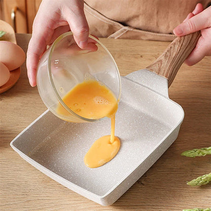 Kitchen Thickened Omelet Pan Non Stick Pan Square Frying Pan Egg Roll Steak Small Frying Pan Breakfast Pan Maker Cookware