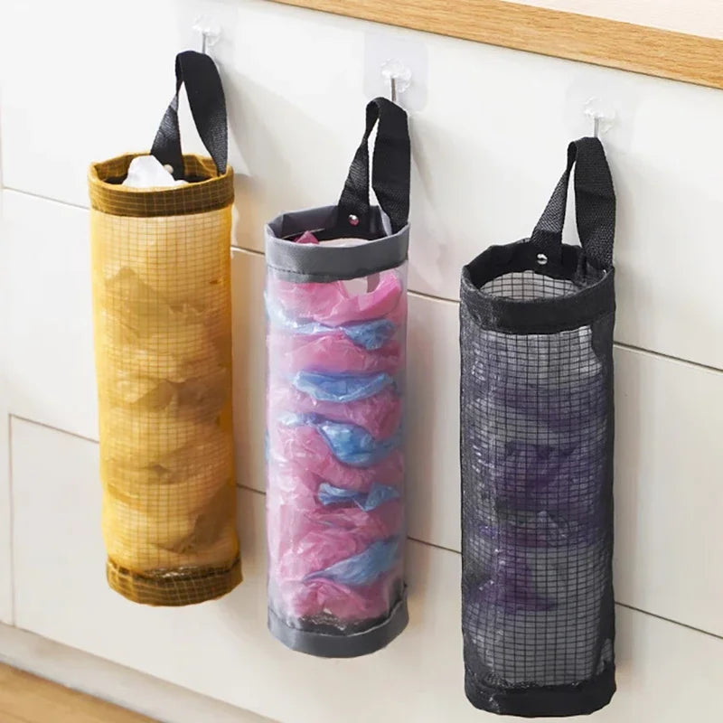 1-5 PCS Garbage Bag Storage Kitchen Garbage Organizer Plastic Bag Holder Organizing Hanging Garbage Collection Storage Bag