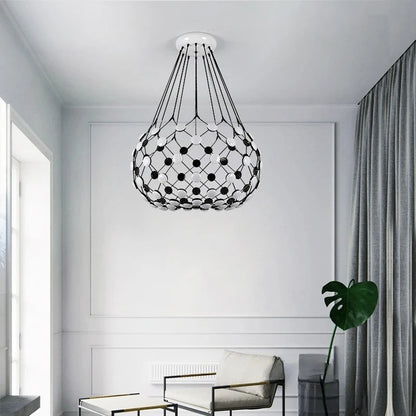 Nordic Creative Living Room Ceiling Light Personalized Designer Villa Duplex Simple Postmodern Dining Room Bedroom Pendant Light