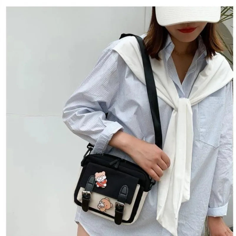 Koreańska torba na ramiona w stylu dla kobiet nowa moda kobieta crossbody